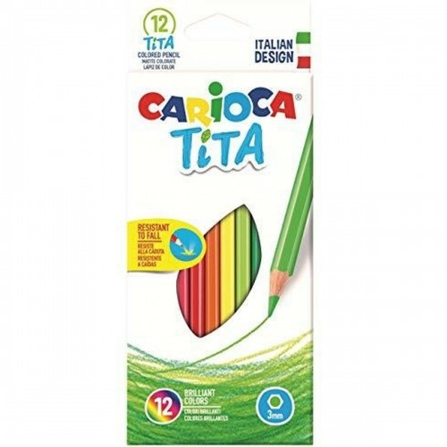 Zīmuļa Komplekts Carioca Tita Daudzkrāsains 12 Daudzums Sveķi (72 Vienības) image 2