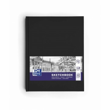 Drawing pad Oxford Melns A4 96 Loksnes