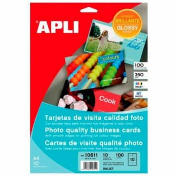 Business cards Apli (8,9 x 5,1 cm)