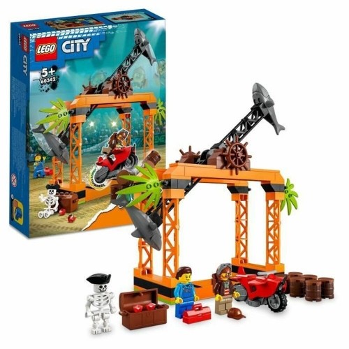 Playset Lego 60342 City Stuntz Stunt Challenge: Shark Attack (122 Daudzums) image 1