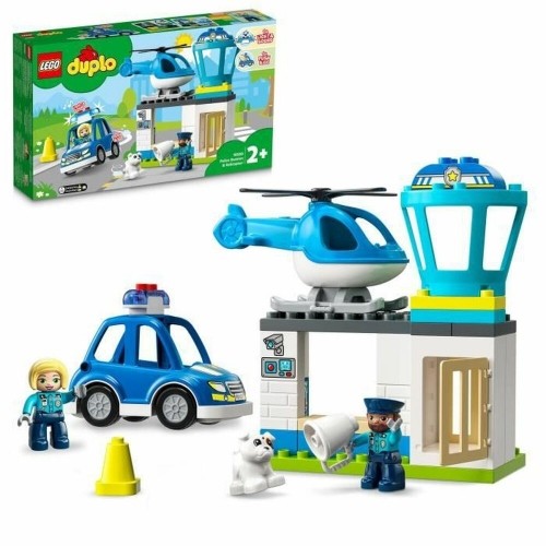 Playset Lego 10959 DUPLO Police Station & Police Helicopter (40 Daudzums) image 1