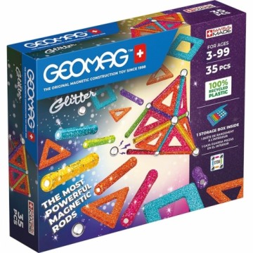 Playset Geomag Glitter (35 Daudzums)