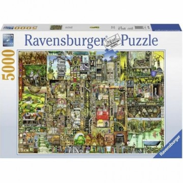 Puzle un domino komplekts Ravensburger Weird Town / Colin Thompson (5000 Daudzums)