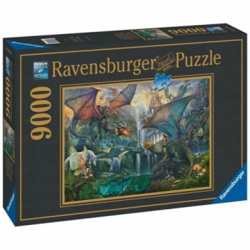 Puzle un domino komplekts Ravensburger The Magic Forest of Dragons (9000 Daudzums)