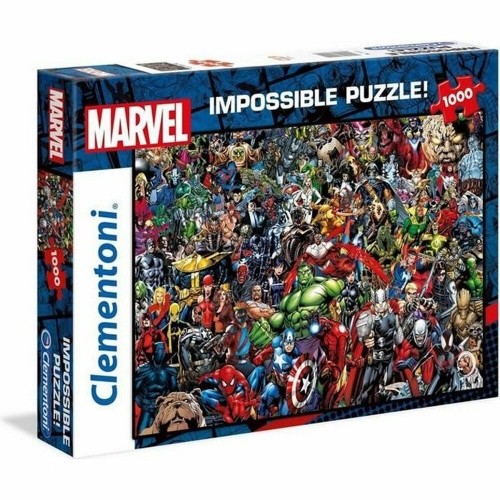 Puzle un domino komplekts Clementoni Marvel Impossible (1000 Daudzums) image 1