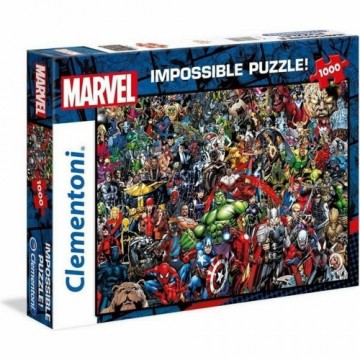 Puzle un domino komplekts Clementoni Marvel Impossible (1000 Daudzums)