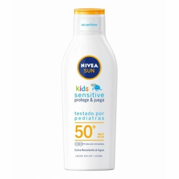 Солнцезащитный крем Nivea Protect&Sensitive Kids 200 ml Spf 50