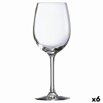 Bigbuy Home Vīna glāze Ebro Caurspīdīgs Stikls (470 ml) (6 gb.)