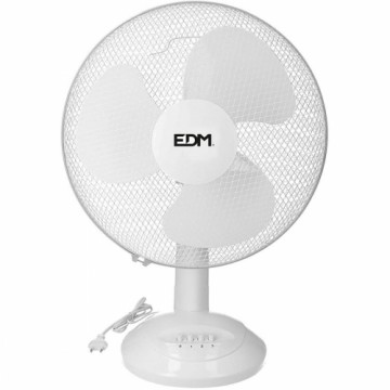 Настольный вентилятор EDM Белый 45 W
