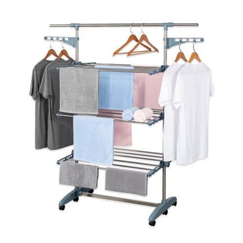 MSY Herzberg 3-Tier Clothes Laundry Drying Rack Gray image 1