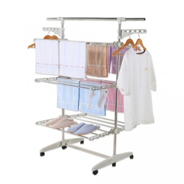 MSY Herzberg 3-Tier Clothes Laundry Drying Rack White