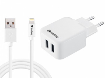 Sandberg  
         
       AC Charger EU Lightning 2.4A