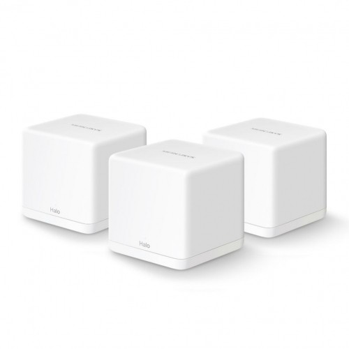 MERCUSYS  
         
       AC1300 Whole Home Mesh Wi-Fi System Halo H30G (3-Pack) 802.11ac, 400+867 Mbit/s, Ethernet LAN (RJ-45) ports 2, Mesh Support Yes, MU-MiMO Yes, White image 1
