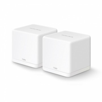 MERCUSYS  
         
       AC1300 Whole Home Mesh Wi-Fi System Halo H30G (2-Pack) 802.11ac, 400+867 Mbit/s, Ethernet LAN (RJ-45) ports 2, Mesh Support Yes, MU-MiMO Yes, White