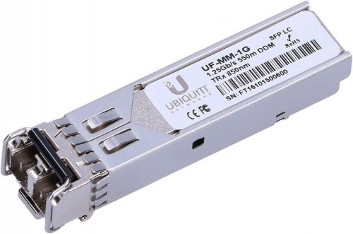 UBIQUITI  
         
       UF-MM-1G SFP, Multi-Mode Fiber, Dual LC, 10/100/1000 Mbit/s, Wavelength 850 nm, Maximum transfer distance 550 m, (2-Pack), 0 to +70C image 1