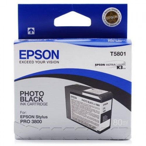 EPSON  
         
       ink cartridge photo black for Stylus PRO 3800, 80ml image 1