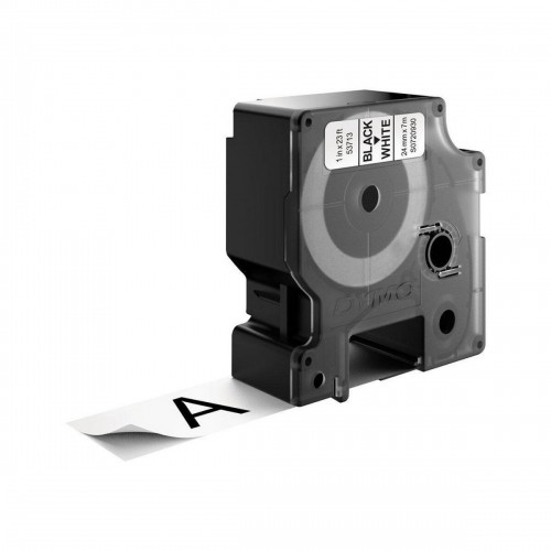 Laminēta lente iekārtu marķēšanai Dymo D1 53713 24 mm LabelManager™ Melns Balts (5 gb.) image 3