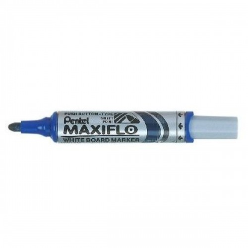 Marķiera Pildspalva Pentel Maxiflo Zils (12 gb.) image 1