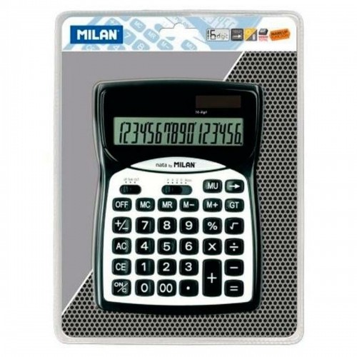 Kalkulators Milan Melns (18,7 x 13,5 x 2,5 cm) image 1