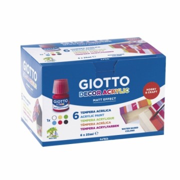 Краски Giotto Decor Разноцветный (25 ml) (6 штук)