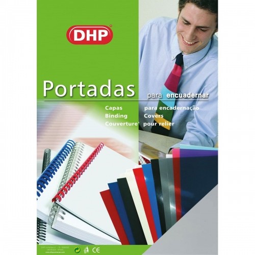 Binding Covers DHP Caurspīdīgs PVC A4 (100 gb.) image 1