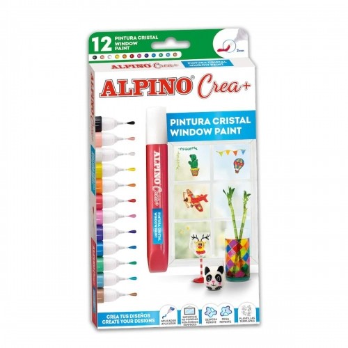 Krāsa Alpino Crea + Stikls Daudzkrāsains image 1