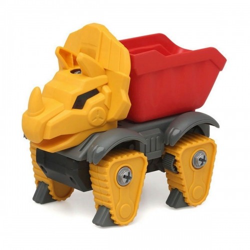 Bigbuy Kids Rotaļu mašīna Dinosaur Dzeltens image 1