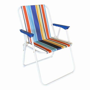 Saliekamais Krēsls Juinsa Stripe Dzelzs Audekls