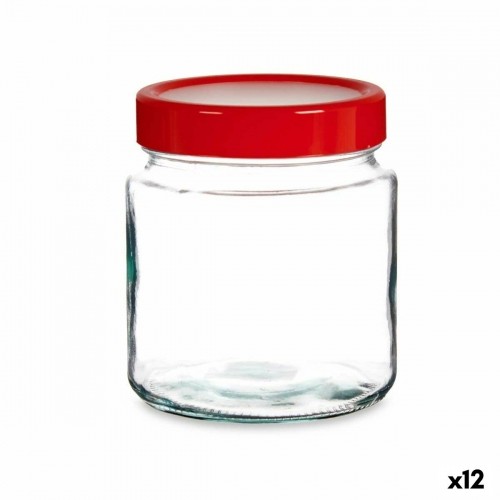 Vivalto Skārdene Sarkans Caurspīdīgs Stikls polipropilēns (1 L) (12 gb.) image 1