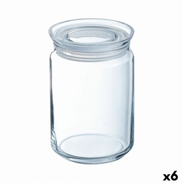 Burka Luminarc Pav Caurspīdīgs Silikona Stikls (750 ml) (6 gb.)