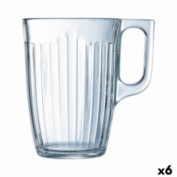 Чашка Luminarc Nuevo Brokastis Caurspīdīgs Stikls (320 ml) (6 gb.)