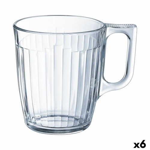 Чашка Luminarc Nuevo Brokastis Caurspīdīgs Stikls (250 ml) (6 gb.) image 1