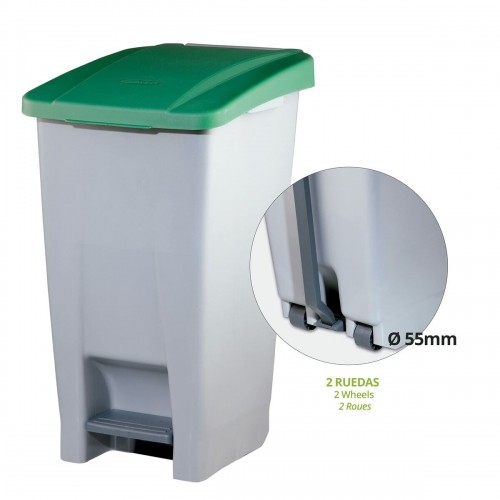 Atkārtoti Pārstrādājamo Atkritumu Tvertne Denox Zaļš 60 L (38 x 49 x 70 cm) image 4