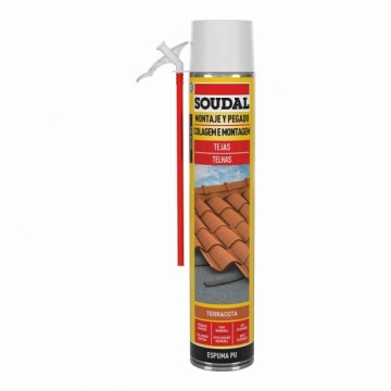 Putas Soudal Poliuretāns Jumts Sarkans 750 ml