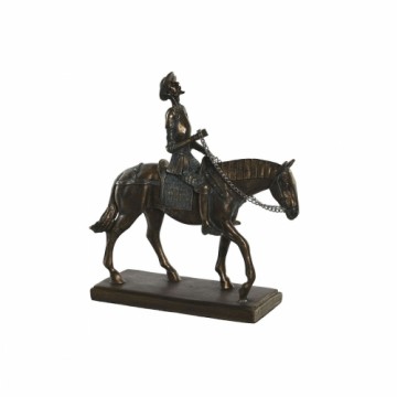 Dekoratīvās figūriņas DKD Home Decor Zirgs Varš Sveķi (20 x 7 x 22 cm)