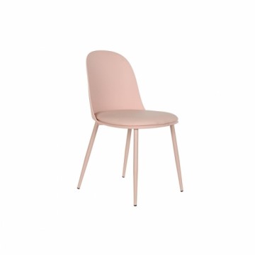 ēdamistabas krēsls DKD Home Decor Rozā Poliuretāns polipropilēns (45 x 46 x 81 cm)