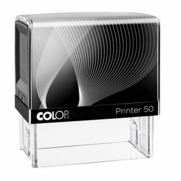 Zīmogs Colop Printer 50 Melns 30 x 69 mm
