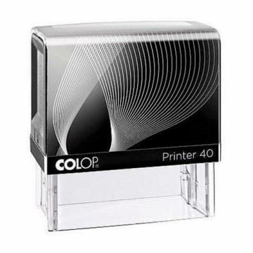 Zīmogs Colop Printer 40 Melns 23 x 59 mm