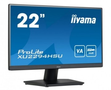 Iiyama Monitor 21.5 inch XU2294HSU-B2 VA,FHD,HDMI,DP,USB3.0,2x2W,VESA