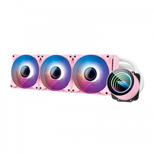 Darkflash DX360 V2.6 PC Water Cooling RGB 3x 120x120 (pink) image 1