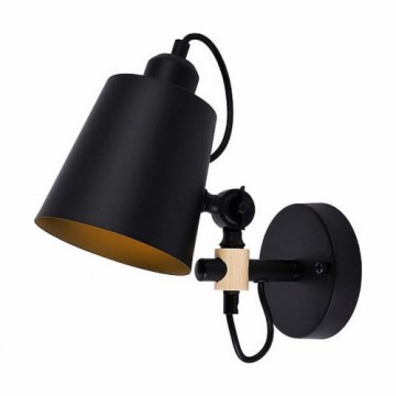 Настенный светильник EDM 32112 Чёрный Металл 220-240 V 60 W (25 x 27 cm)