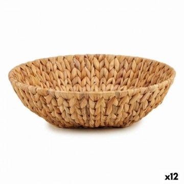 Gift Decor Galda rotājums Metāls Brūns Ūdens hiacinte (34 x 9 x 34 cm)