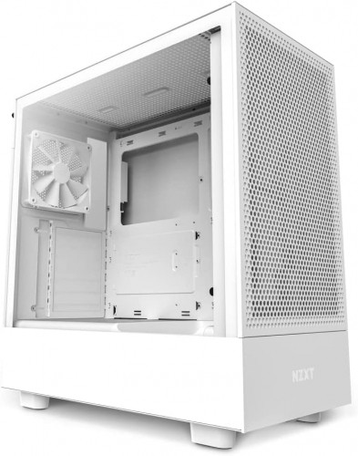 NZXT H5 Flow All White, tower case (white (matt), tempered glass) image 1