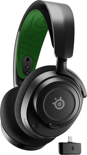 SteelSeries Arctis Nova 7X, gaming headset (black/green, USB-C, Bluetooth) image 1