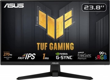 Asus TUF Gaming VG249QM1A - 24 - FullHD, G/Free Sync, IPS, 270Hz panel, black