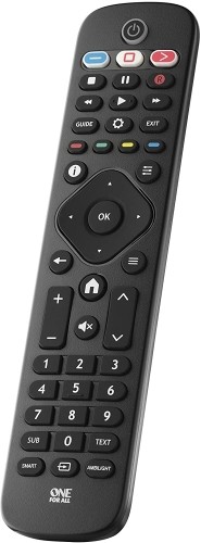 One for all Philips TV replacement remote control (black) image 1