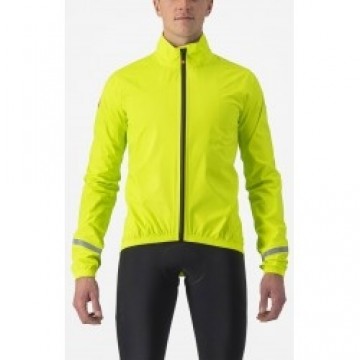 Castelli Velo jaka EMERGENCY 2 Rain Jacket XXL Electric Lime