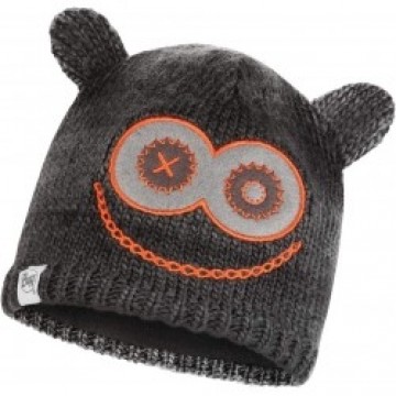 Buff Cepure Knitted and Fleece Kids Hat Monster  Jolly Black