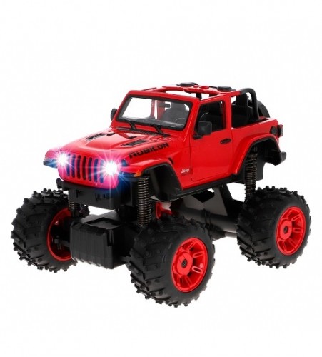 Rastar Radiovadāmā mašīna Jeep Wrangler 1:14 6 virz., lukturi, durvji, baterijas, 6+ CB46358 image 1
