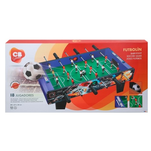 Color Baby Galda spēle Koka galda futbols  69x37x24cm 6+ CB43312 image 3